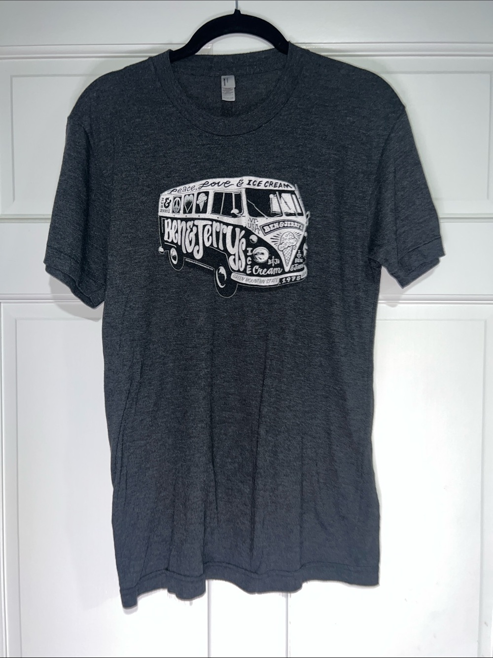 American Apparel Charcoal Crewneck Tee